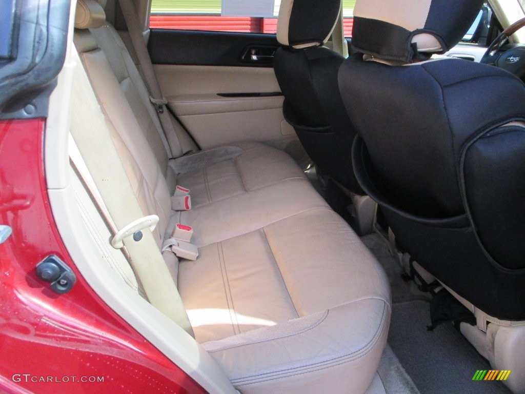 2006 Forester 2.5 X L.L.Bean Edition - Garnet Red Pearl / Desert Beige photo #15