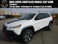 2016 Bright White Jeep Cherokee Trailhawk 4x4  photo #1