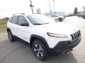 2016 Bright White Jeep Cherokee Trailhawk 4x4  photo #9