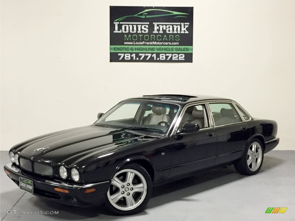 1998 XJ XJR - Anthracite Pearl / Ivory photo #4