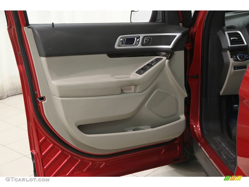 2012 Explorer Limited 4WD - Red Candy Metallic / Medium Light Stone photo #4