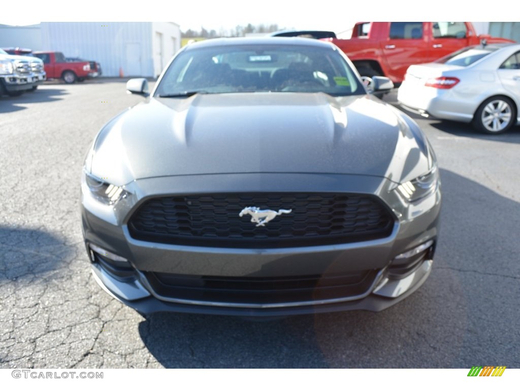 2016 Mustang V6 Coupe - Magnetic Metallic / Ebony photo #4