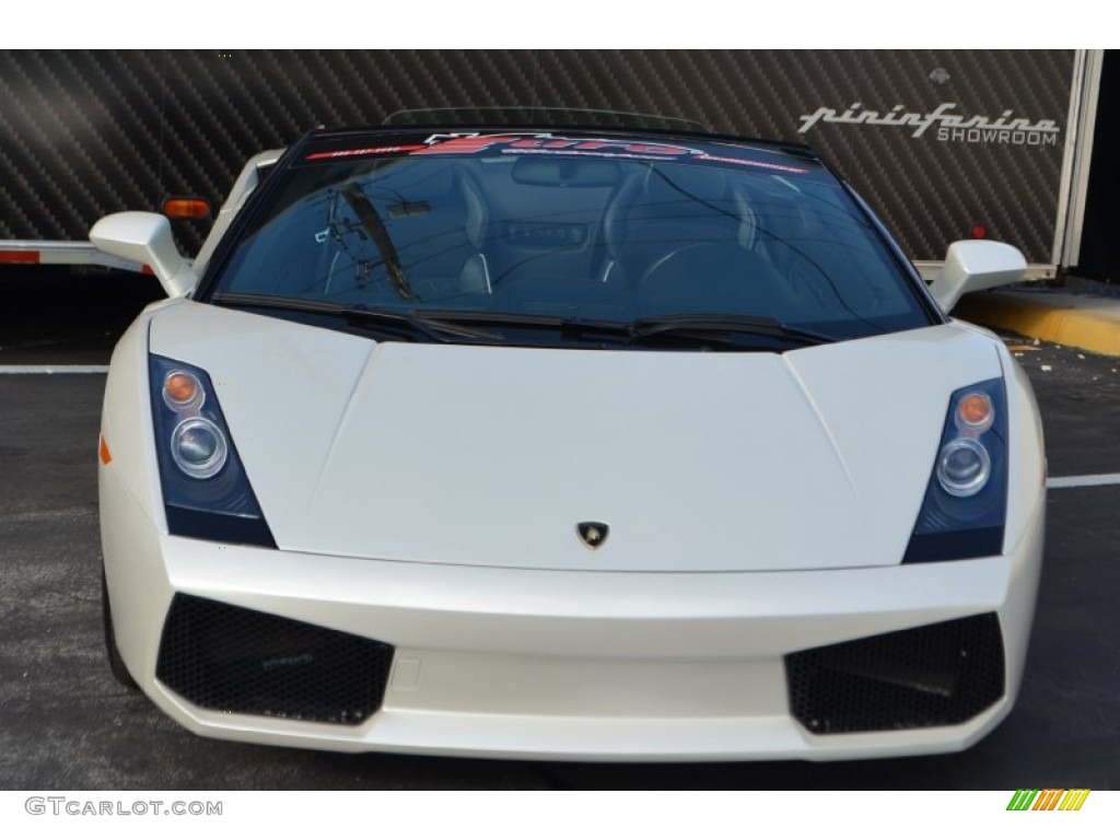 2007 Gallardo Spyder - Balloon White / Nero Perseus photo #13