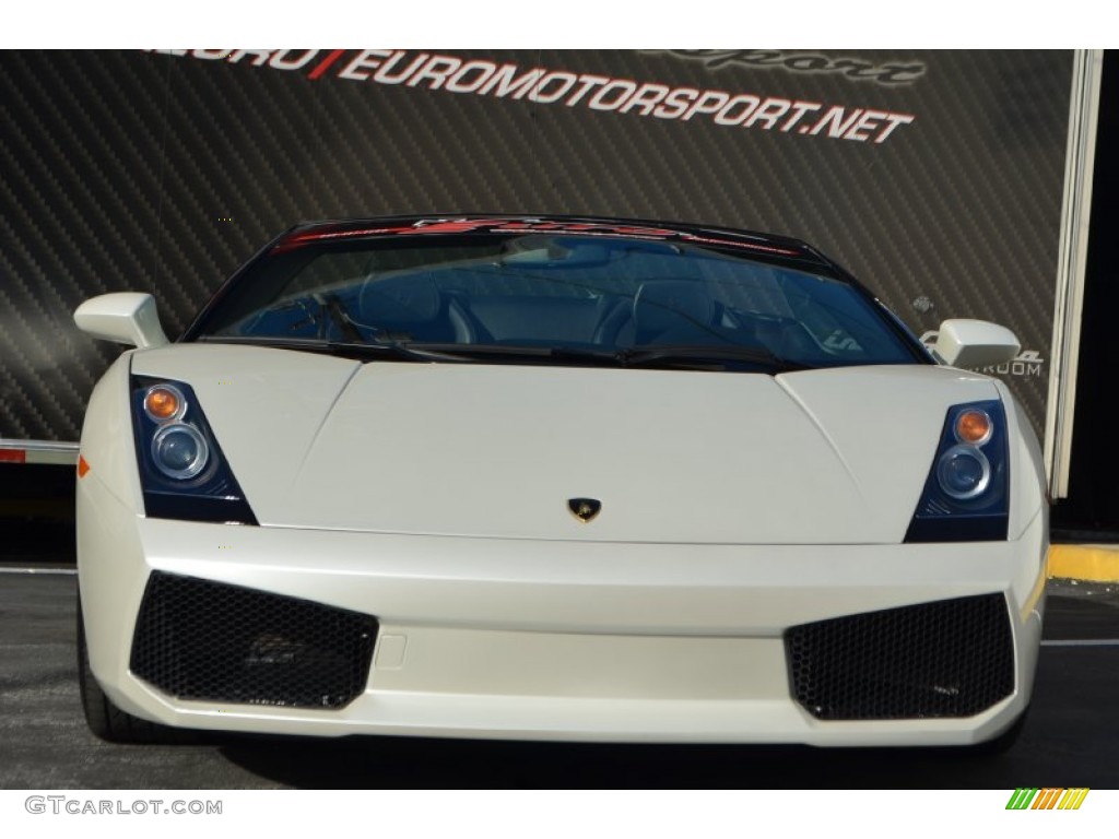 2007 Gallardo Spyder - Balloon White / Nero Perseus photo #14
