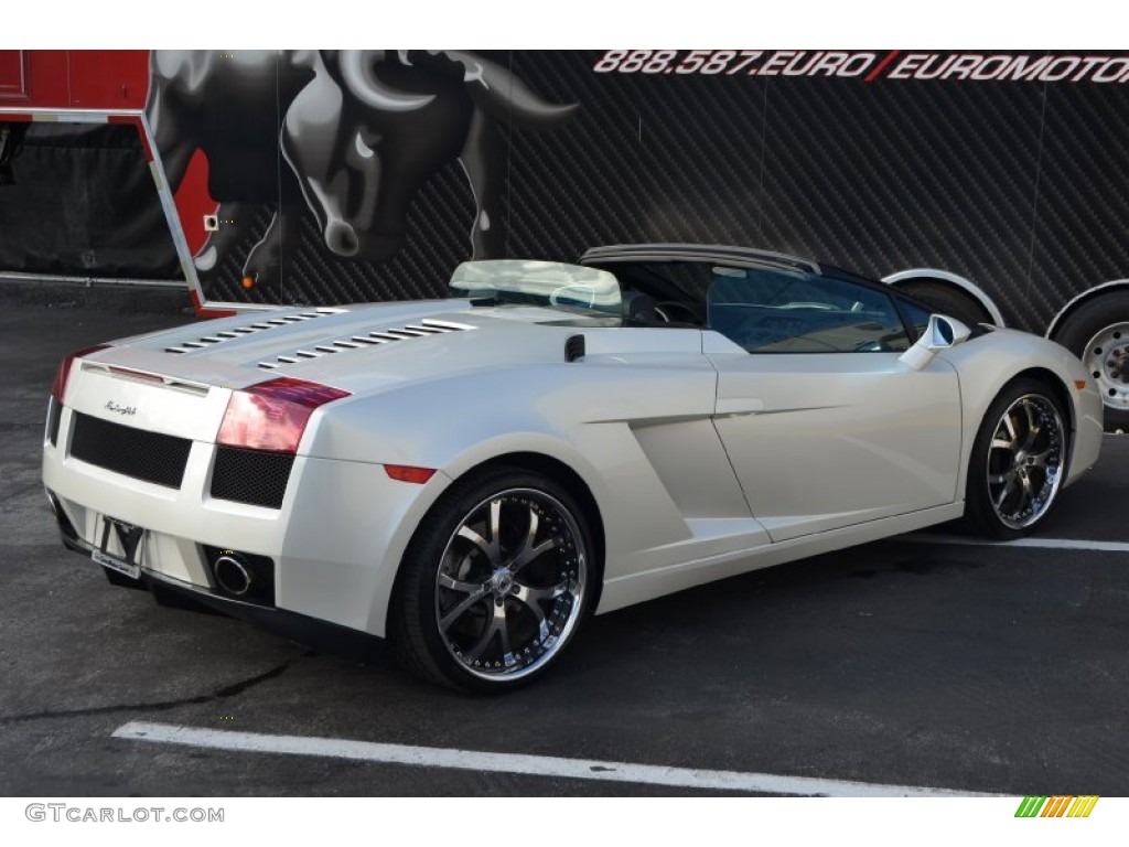 2007 Gallardo Spyder - Balloon White / Nero Perseus photo #18