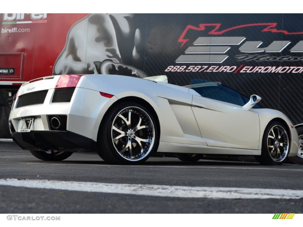 2007 Gallardo Spyder - Balloon White / Nero Perseus photo #20