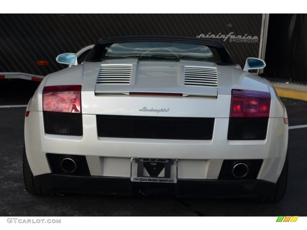 2007 Gallardo Spyder - Balloon White / Nero Perseus photo #21