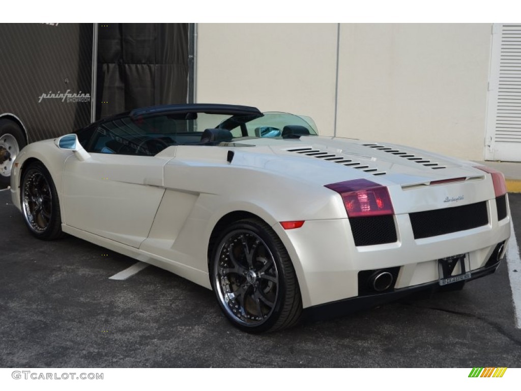 2007 Gallardo Spyder - Balloon White / Nero Perseus photo #24