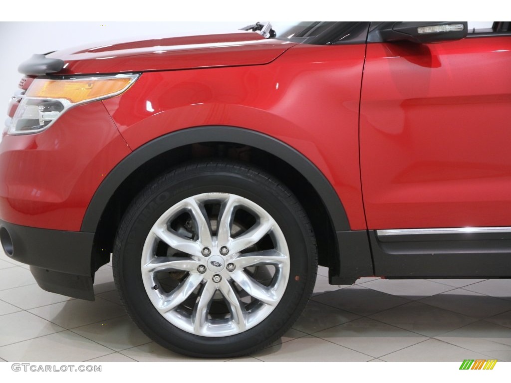 2012 Explorer Limited 4WD - Red Candy Metallic / Medium Light Stone photo #29