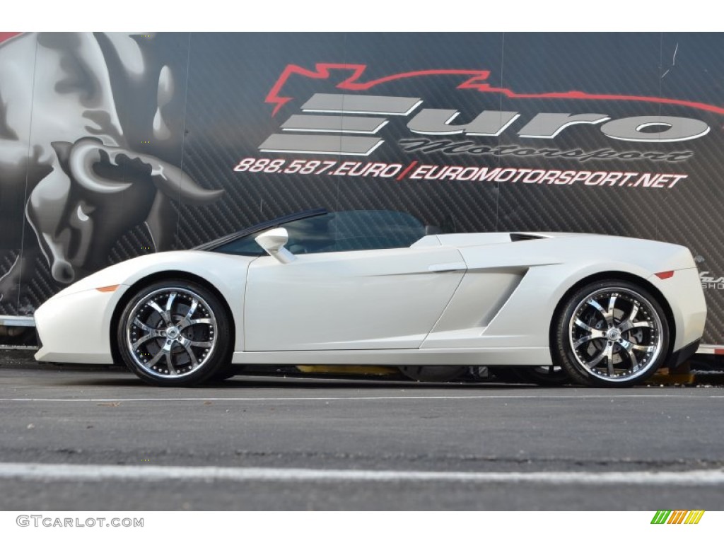 2007 Gallardo Spyder - Balloon White / Nero Perseus photo #30