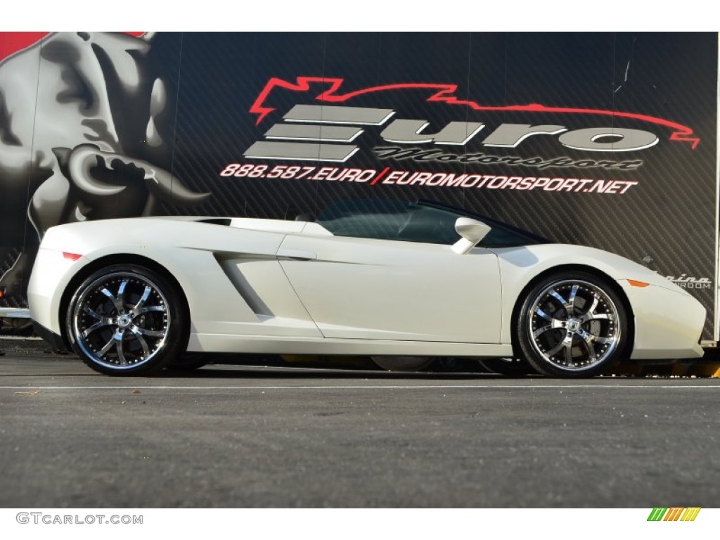 2007 Gallardo Spyder - Balloon White / Nero Perseus photo #33