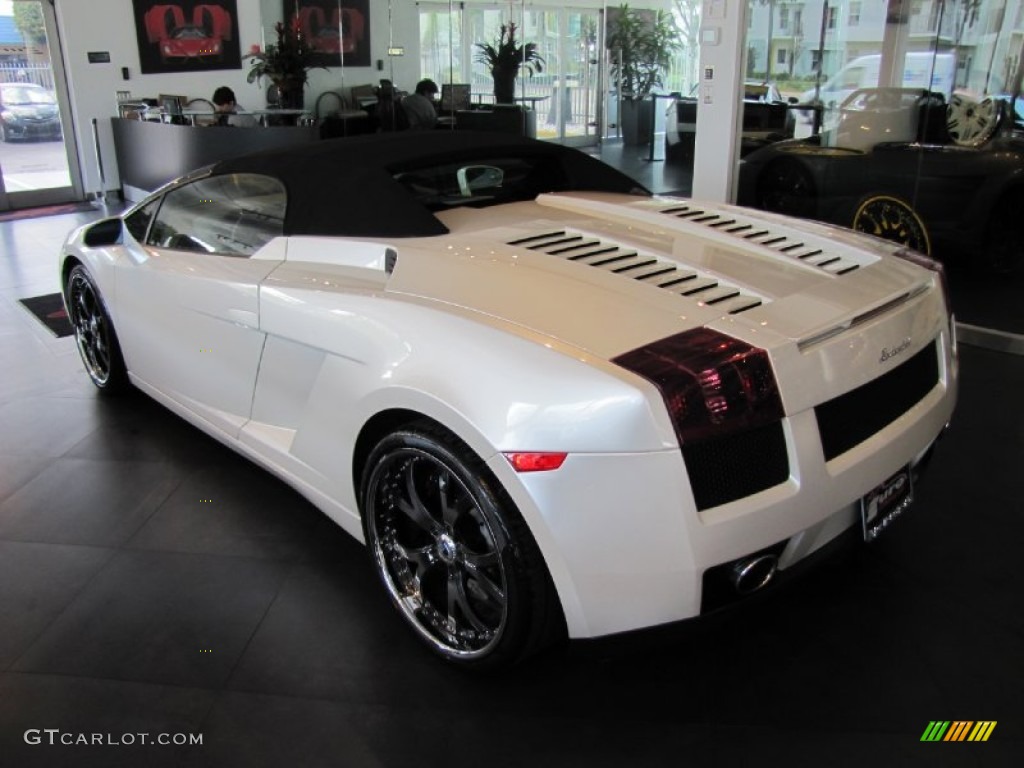 2007 Gallardo Spyder - Balloon White / Nero Perseus photo #36