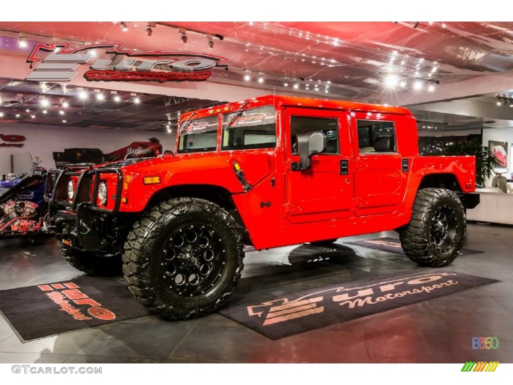 Firehouse Red Hummer H1