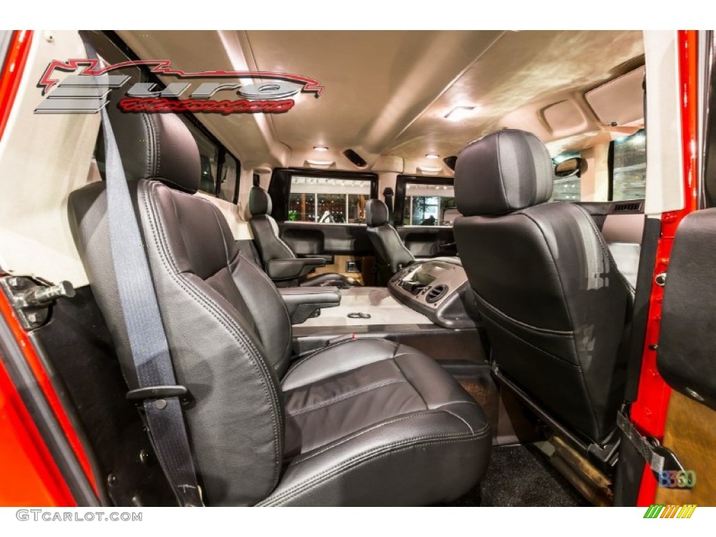 2004 H1 Wagon - Firehouse Red / Ebony/Brown photo #20