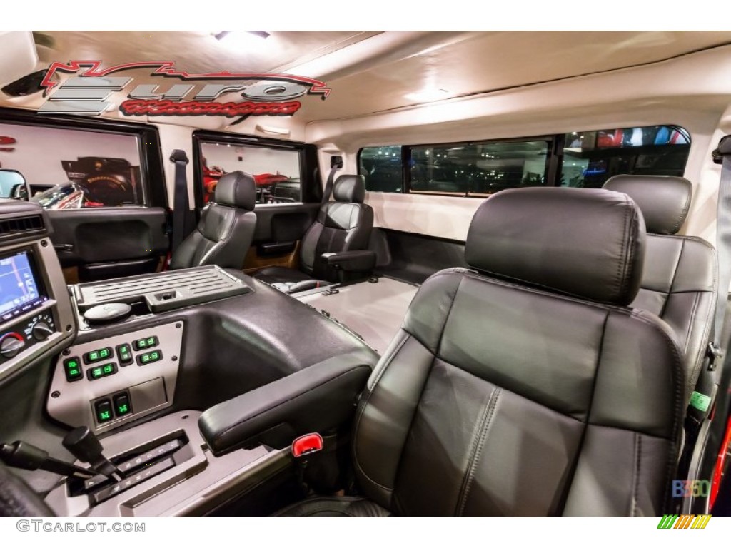 2004 H1 Wagon - Firehouse Red / Ebony/Brown photo #27