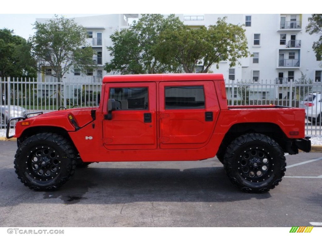 Firehouse Red 2004 Hummer H1 Wagon Exterior Photo #109220995