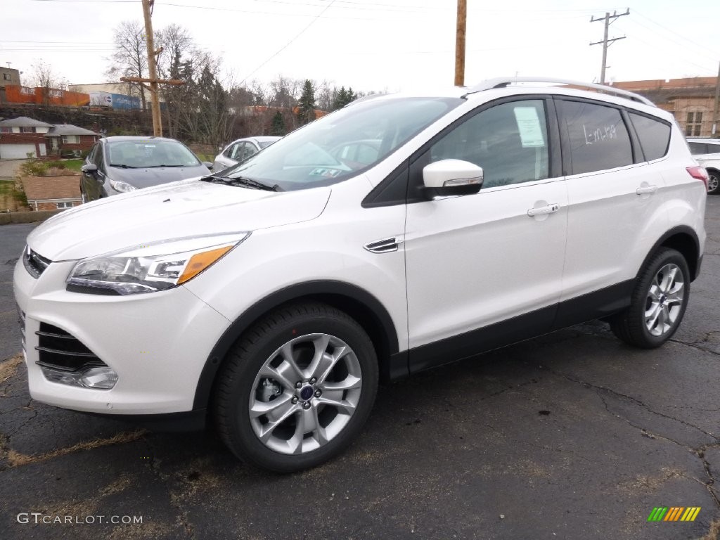 2016 Escape Titanium 4WD - White Platinum Metallic / Charcoal Black photo #4