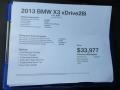 Jet Black - X3 xDrive 28i Photo No. 12
