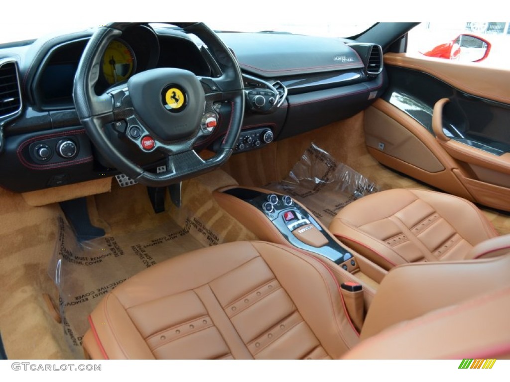 Beige Interior 2010 Ferrari 458 Italia Photo #109224292
