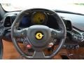 2010 Ferrari 458 Beige Interior Steering Wheel Photo