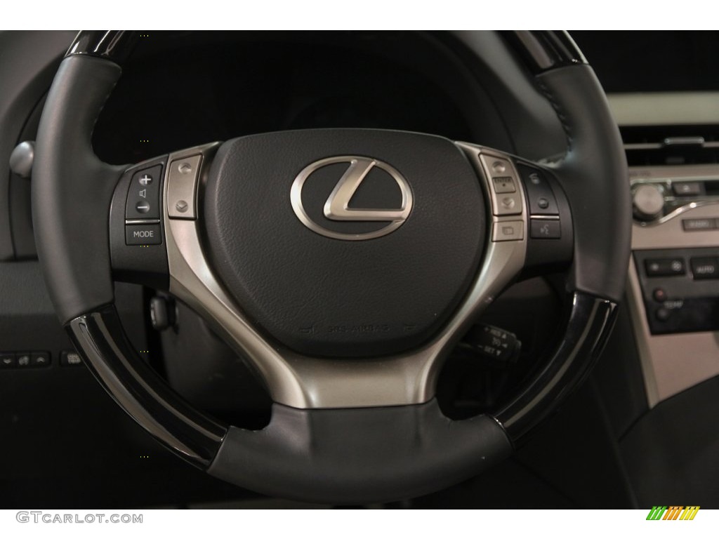 2015 Lexus RX 350 AWD Light Gray Steering Wheel Photo #109226113