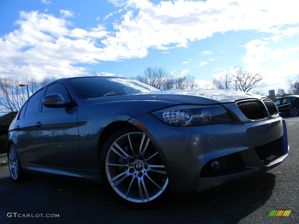 2011 3 Series 335i Sedan - Space Gray Metallic / Gray Dakota Leather photo #3