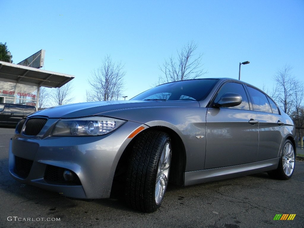 2011 3 Series 335i Sedan - Space Gray Metallic / Gray Dakota Leather photo #6