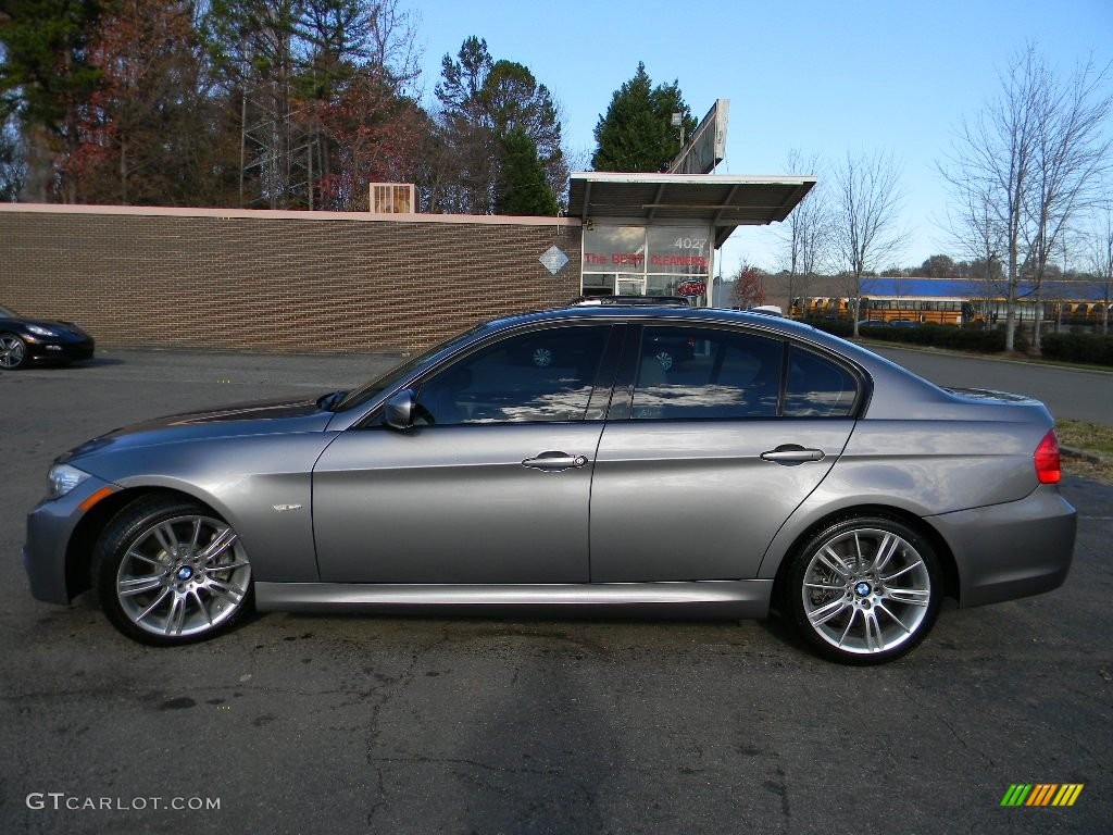 2011 3 Series 335i Sedan - Space Gray Metallic / Gray Dakota Leather photo #7