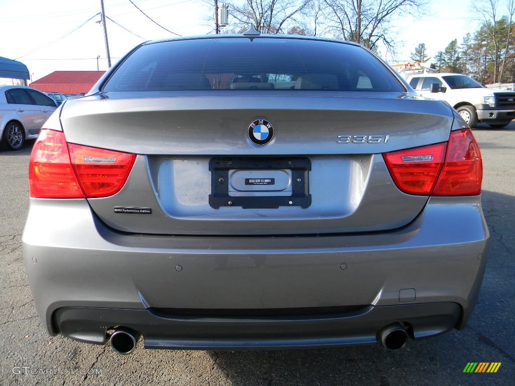 2011 3 Series 335i Sedan - Space Gray Metallic / Gray Dakota Leather photo #9