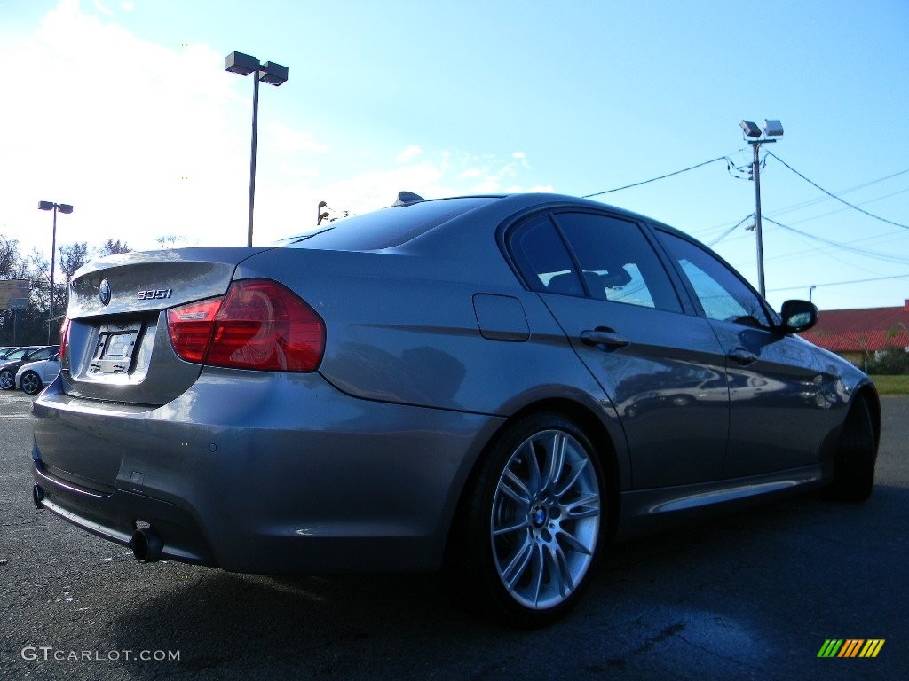 2011 3 Series 335i Sedan - Space Gray Metallic / Gray Dakota Leather photo #10