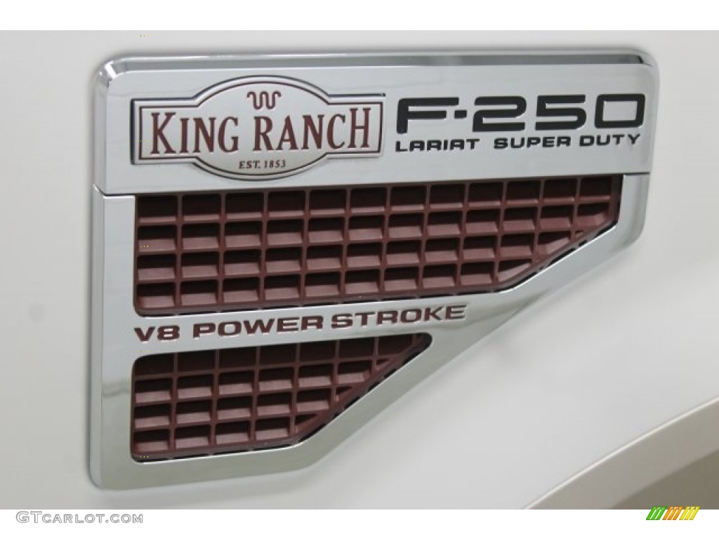 2010 Ford F250 Super Duty King Ranch Crew Cab 4x4 Marks and Logos Photo #109230907