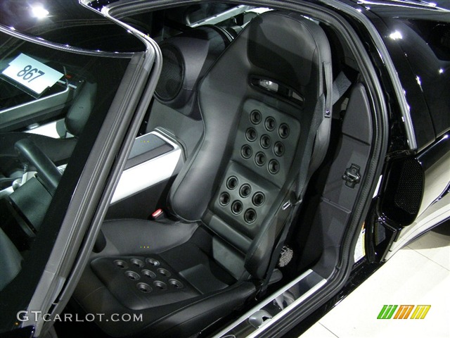 Ebony Black Interior 2005 Ford GT Standard GT Model Photo #109234