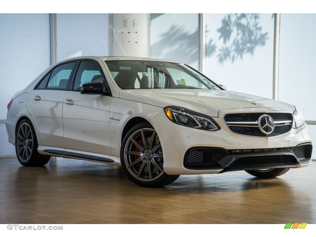 2016 E 63 AMG 4Matic S Sedan - designo Diamond White Metallic / designo Light Brown photo #12