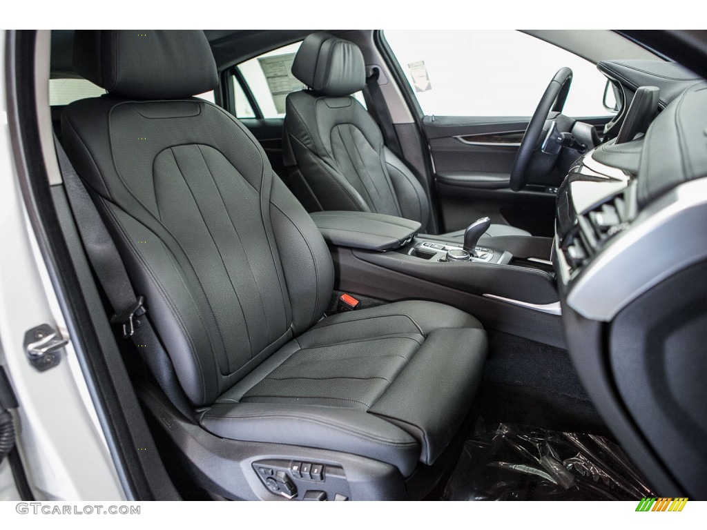 Black Interior 2015 BMW X6 sDrive35i Photo #109235640