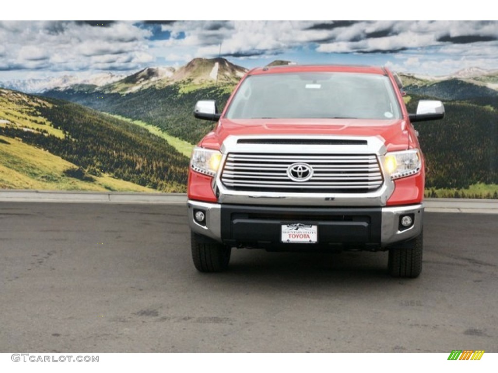 2016 Tundra Limited CrewMax 4x4 - Radiant Red / Graphite photo #2