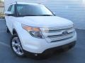 2015 White Platinum Ford Explorer Limited  photo #2