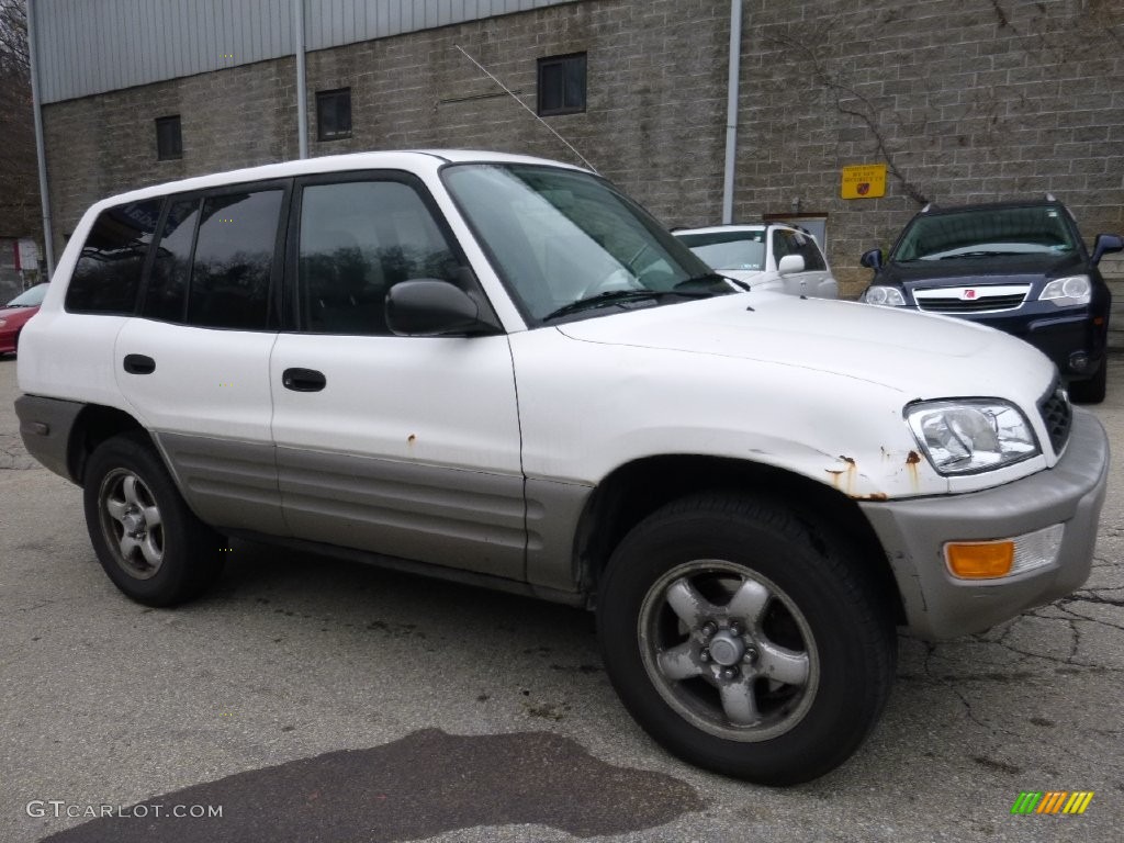 1998 RAV4 4WD - White / Dark Gray photo #1