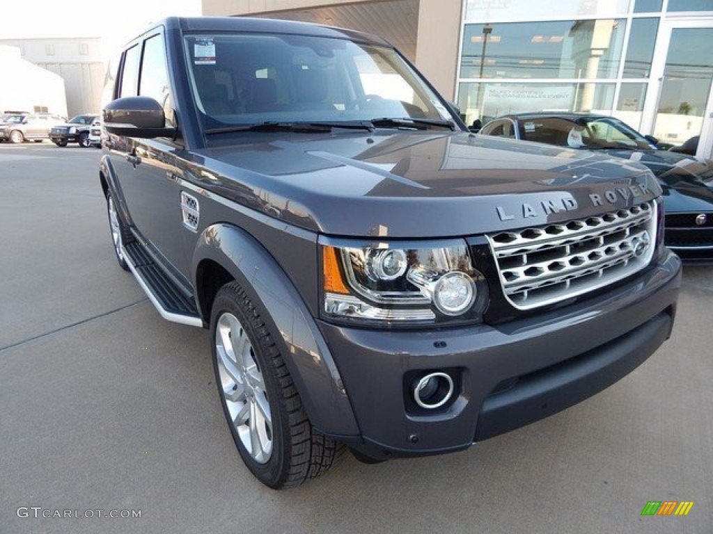 Waitomo Grey Metallic 2016 Land Rover LR4 HSE LUX Exterior Photo #109241877
