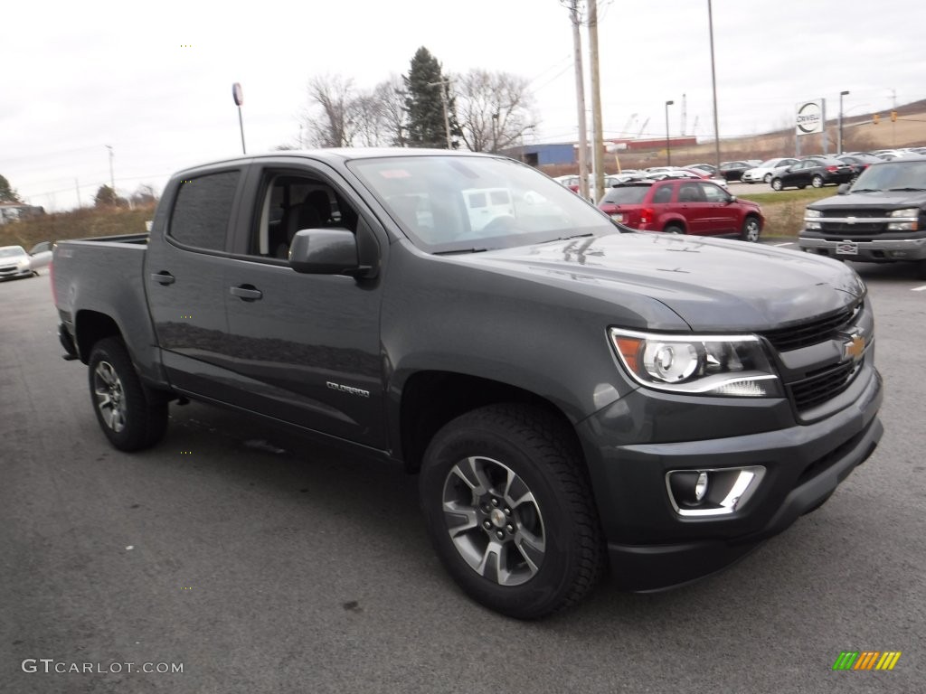 2016 Colorado Z71 Crew Cab 4x4 - Cyber Gray Metallic / Jet Black photo #6