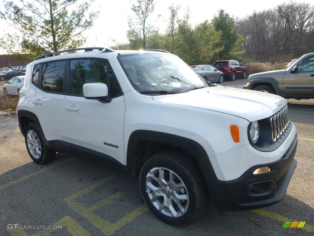 2016 Renegade Latitude 4x4 - Alpine White / Bark Brown/Ski Grey photo #11