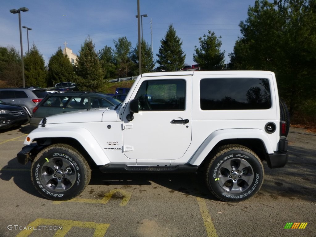 Bright White 2016 Jeep Wrangler Sahara 4x4 Exterior Photo #109244469