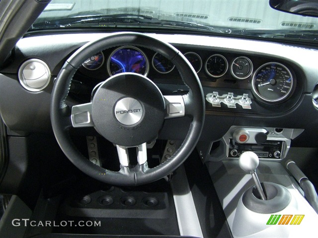 2005 Ford GT Standard GT Model Ebony Black Dashboard Photo #109246
