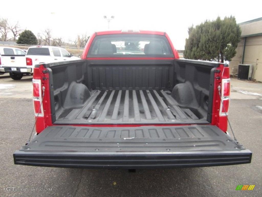 2010 F150 XL SuperCab 4x4 - Vermillion Red / Medium Stone photo #9