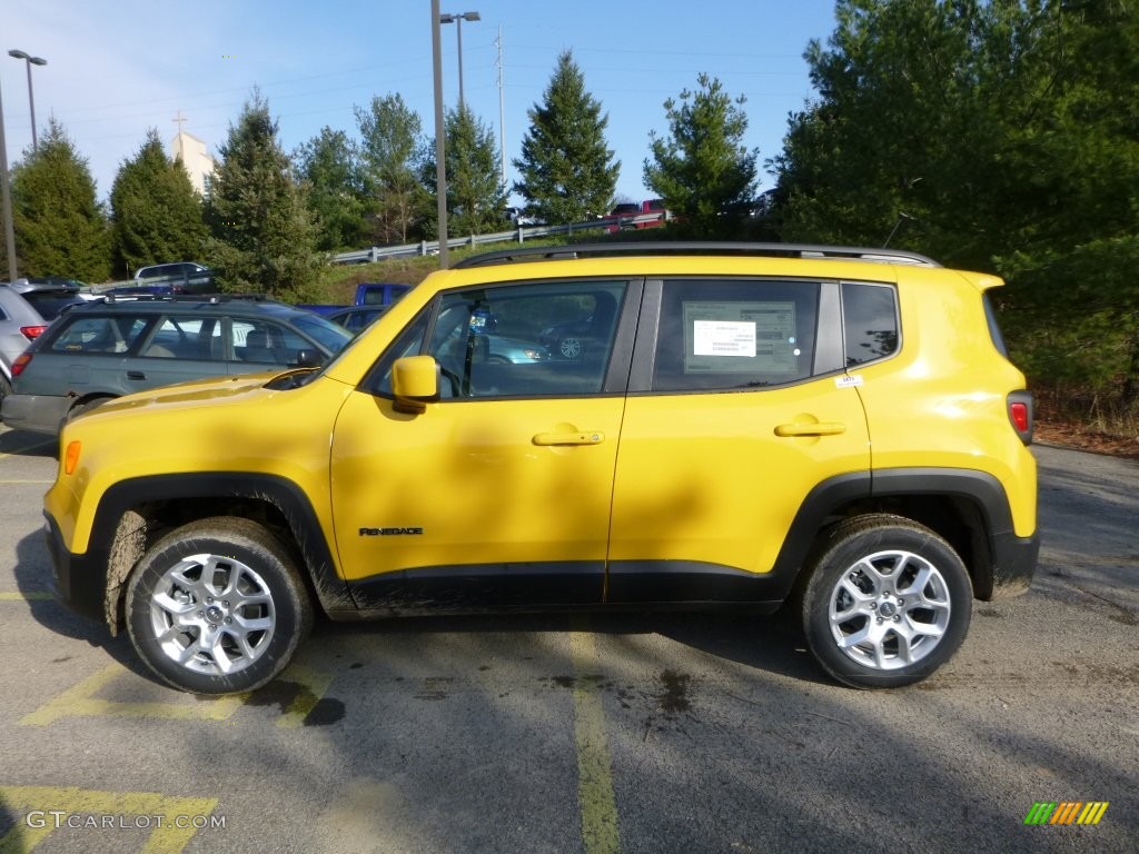 2016 Renegade Latitude 4x4 - Solar Yellow / Black photo #3