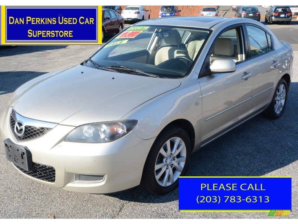 2007 MAZDA3 i Touring Sedan - Shimmering Sand Metallic / Beige photo #1