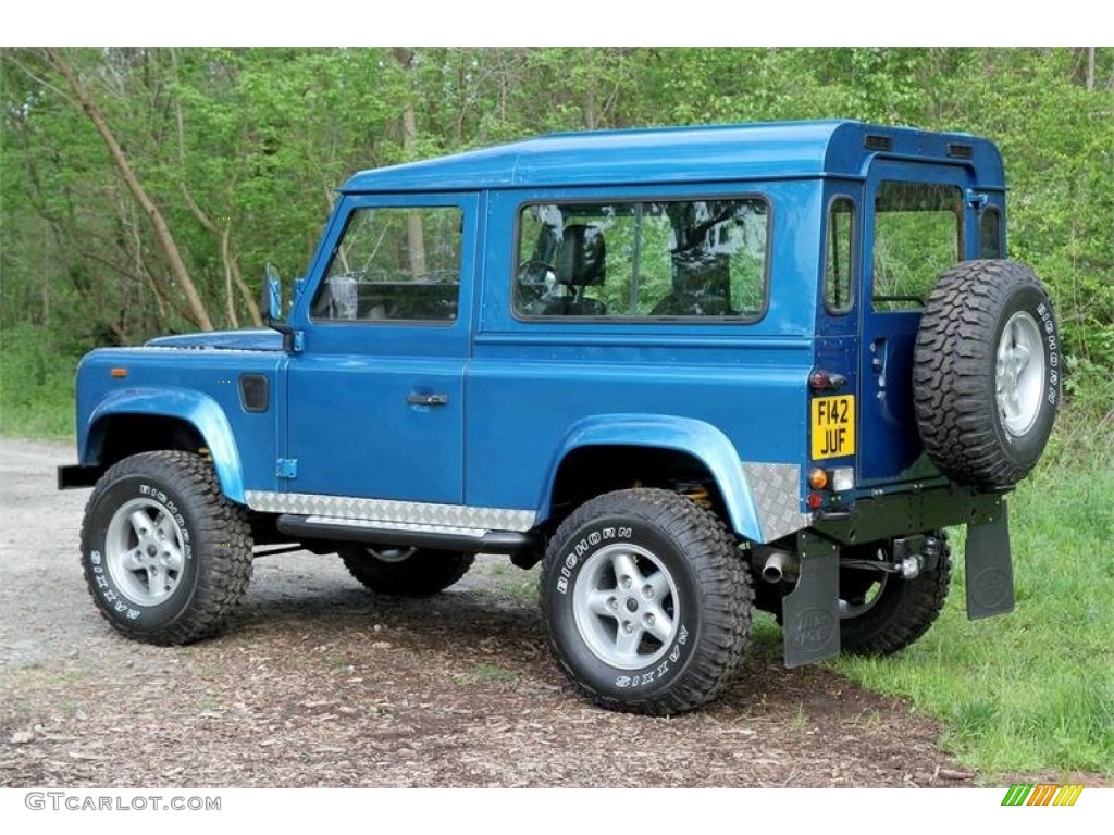 Blue 1988 Land Rover Defender 90 Hardtop Exterior Photo #109248198