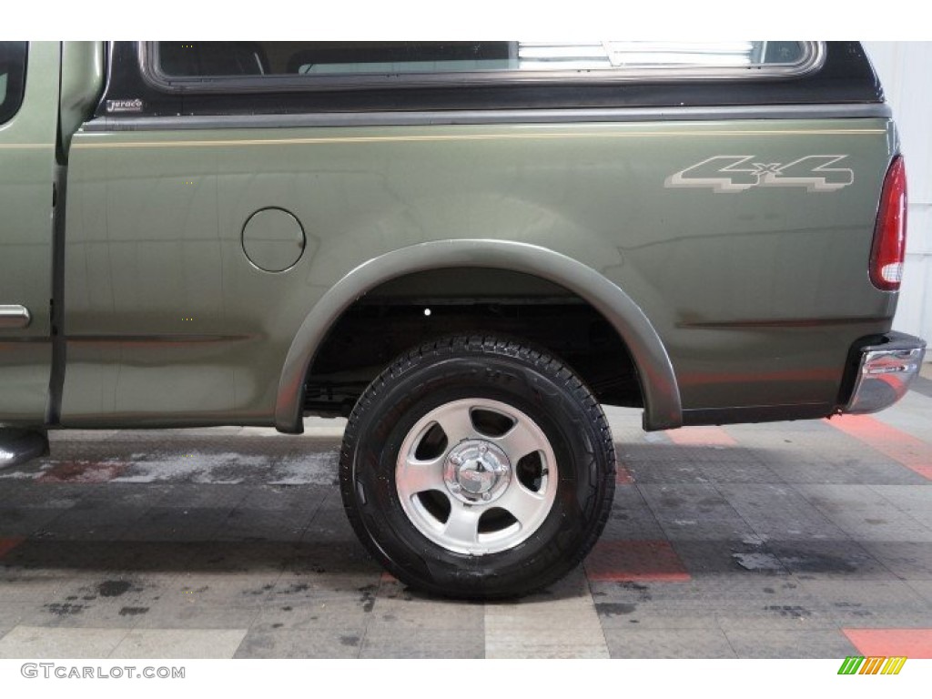 2003 F150 XLT SuperCab 4x4 - Estate Green Metallic / Medium Parchment Beige photo #74