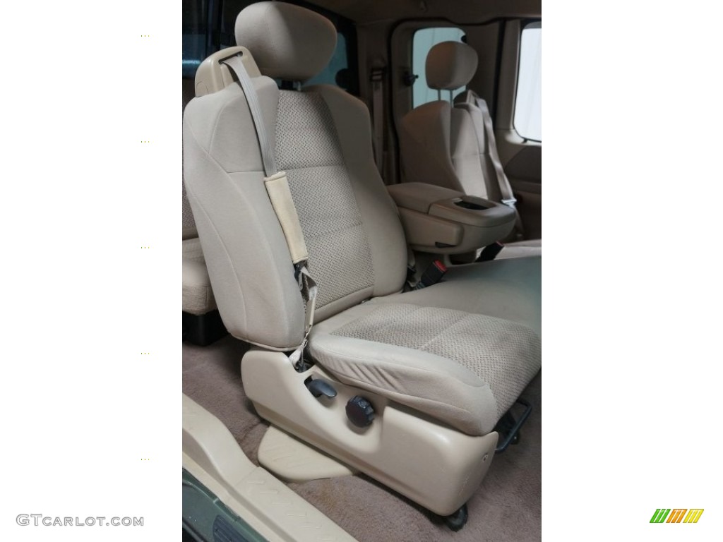 2003 F150 XLT SuperCab 4x4 - Estate Green Metallic / Medium Parchment Beige photo #120