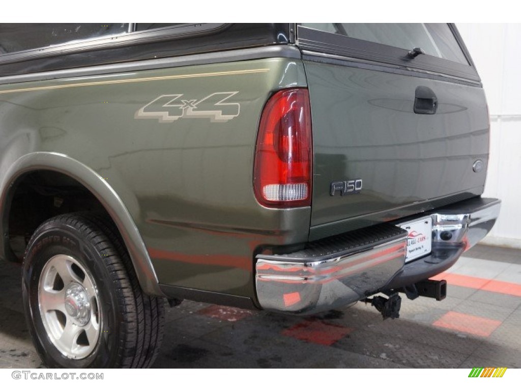 2003 F150 XLT SuperCab 4x4 - Estate Green Metallic / Medium Parchment Beige photo #172