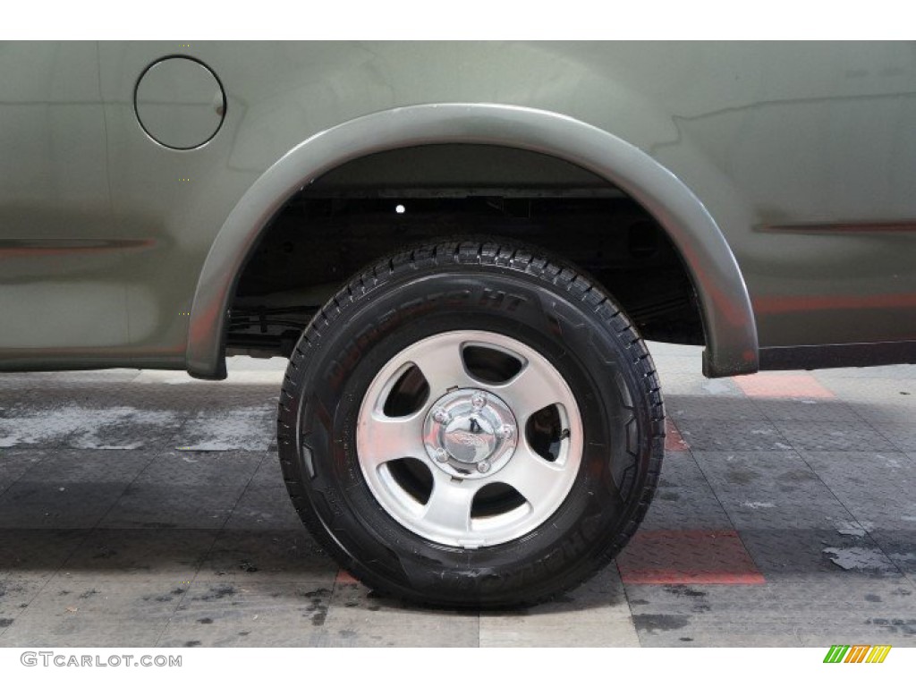 2003 F150 XLT SuperCab 4x4 - Estate Green Metallic / Medium Parchment Beige photo #176